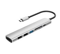 MQPALZKD 3.1 Type-C To Adapter 4K C Hub with .0 2. TF SD Reader Slot PD for Splitter