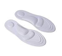 MQPALZKD 4D Stretch Breathable Deodorant Running Cushion Insoles for Feet Man Women Insoles for Shoes Sole Orthopedic Pad(Grey,40to43)