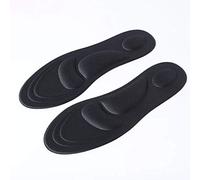 MQPALZKD 4D Stretch Breathable Deodorant Running Cushion Insoles for Feet Man Women Insoles for Shoes Sole Orthopedic Pad(Svart,35to39)
