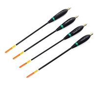 MQPALZKD 4pcs Fishing Floats Mixed Size Balsa Weight Bobber Cork Fir Float Vertical Pesca for Carp Fishing Tackle