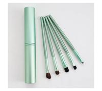 MQPALZKD 5 Pc Makeup Brushes Tool set Eyeshadow Concealer Eyebrow Lip Blending Beauty Make Up Skin-friendly Brushes Women(A)