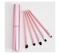 MQPALZKD 5 Pc Makeup Brushes Tool set Eyeshadow Concealer Eyebrow Lip Blending Beauty Make Up Skin-friendly Brushes Women(D)