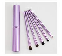 MQPALZKD 5 Pc Makeup Brushes Tool set Eyeshadow Concealer Eyebrow Lip Blending Beauty Make Up Skin-friendly Brushes Women(Argento)