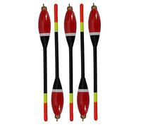 MQPALZKD 5 Pcs/Fishing Float Cork Wood Floating Float Bobbers Buoy Pesca 3+2g Balsa Floats Set Stopper Fishing Tackle Accessories
