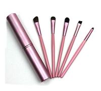 MQPALZKD 5pcs Professional Travel Portable Mini Eye Makeup Brushes Set Smudge Eyeshadow Eyeliner Eyebrow Brush Lip Make Up Brush kit(A)