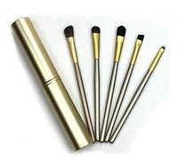 MQPALZKD 5pcs Professional Travel Portable Mini Eye Makeup Brushes Set Smudge Eyeshadow Eyeliner Eyebrow Brush Lip Make Up Brush kit(3-pack)