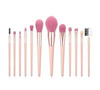 MQPALZKD 7/12pcs Professional Makeup Brush Set With Bag Eye Shadow Brush Foundation Brush Lip Brush Eyebrow Brush Makeup Cosmetics Tools(Argento)