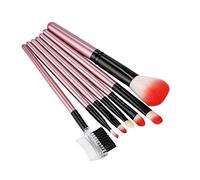 MQPALZKD 7 Pcs Makeup Brush Set Wood Handmade Eye Shadows Brush Cosmetics Make Up Blending Brush Tool(3-pack)