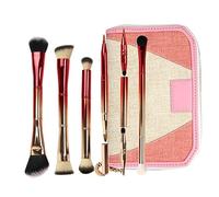MQPALZKD 7 Pieces Makeup Artist Portable Makeup Set Brush Set Multifunctional 14 Brush Heads Gradient Color