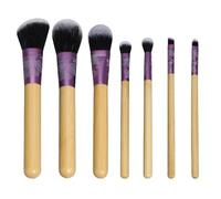 MQPALZKD 7 pieces of makeup brush set Carving pattern powder powder blusher eye shadow beauty brush tool