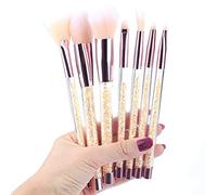MQPALZKD 7pcs Set Of Makeup Brushes Face Floral Soft Lip Professional Eye Blush For Cosmetic Foundation Eye Shadow Cosmetics(3-pack)
