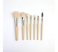 MQPALZKD 7pcs Skin Tone Makeup Brushes Portable Soft Brush Foundation Brush Eyeshadow Brush Beauty Tool Set
