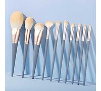 MQPALZKD 8/10Pcs Professional Makeup Brushes Set Eye Shadow Blush Blending Foundation Cosmetic Beauty Tools New(D)