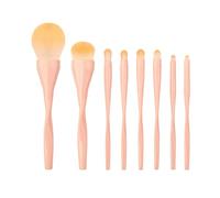 MQPALZKD 8/10Pcs Professional Makeup Brushes Set Eye Shadow Blush Blending Foundation Cosmetic Beauty Tools New(Argento)