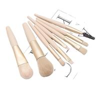 MQPALZKD 8 mini makeup brushes, convenient travel powder, eye shadow brush, multifunctional beauty tools(Argento)