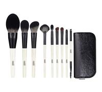 MQPALZKD 9 Brushes Set Complete Brushes Loose Powder Eye Shadow Brushes Beauty Tools