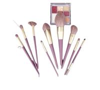 MQPALZKD 9 pcs makeup brush set eye shadow powder brush powder blusher concealer brush soft hair beauty tools