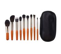 MQPALZKD 9pcs mini makeup brush Brush black eye shadow brush Multi functional portable makeup brush beauty tools