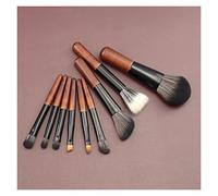 MQPALZKD 9pcs Protable Makeup Brushes set Mini Cosmetic Brush Powder Foundation Blush Blooming Eyebrow Eyeshadow