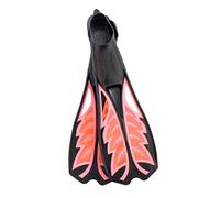 MQPALZKD Adult Flexible Comfort Diving Fins Professional Free Diving Long Fins Rubber Non-Slip Swimming Flippers Snorkeling Equipment(Rosso,S code)