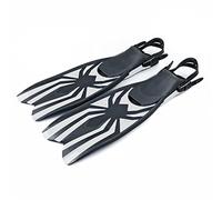 MQPALZKD Adult Flexible Comfort TPR Non-Slip Swimming Diving Deep Dive Fins Rubber Snorkeling Professional Adjustable(Wit,L)