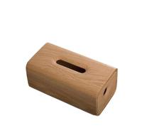 MQPALZKD Black Walnut White Oak Tissue Box Solid Wood Rectangular Tissue Storage Box