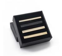 MQPALZKD Business Drawing Three-dimensional Batch Enamel Electroplated Collar Clip Combination Set Boutique Tie