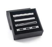 MQPALZKD Business Drawing Three-dimensional Batch Enamel Electroplated Collar Clip Combination Set Boutique Tie
