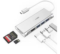 MQPALZKD C HUB Type 4K Adapter Multi 3.0 Dock Card Reader for Pro Air USB-C