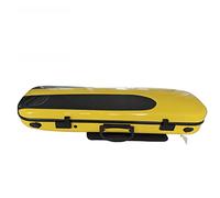 MQPALZKD Carbon Fiber Adjustable Violin Size 4/4 3/4 1/2 with Moderate Meter Light Hard Violin Case(1/2)