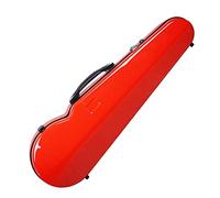 MQPALZKD Carbon Fiber Hard Shell Violin 4/4 Case Lightweight Shoulder Strap Adult Children Violin Case(Rosso)