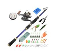 MQPALZKD Carbon Harvest Shorten Sub Rod Spinning Wheel Set Bait Fishing Gear Combination Fishing Rod(2.4m)