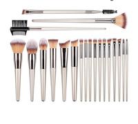 MQPALZKD Champagne gold series makeup brush makeup tools makeup foundation make-up brush makeup brush set