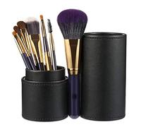 MQPALZKD Classic Makeup Brushes 7pcs Comfortable Synthetic Hair Make Up Brush Set Foundation Eye Shadow Cosmetics Tool(Argento)