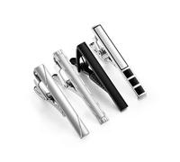 MQPALZKD Classic Men Copper Tie Clips Set with Gift Box Casual Business Clip Jewelry Wedding Bar Shirt Accessories