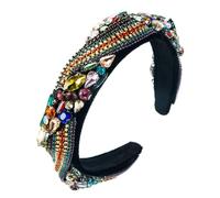 MQPALZKD Claw Chain Rhinestone Cross Hair Bands for Women Street Hair Accessories