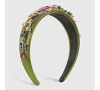 MQPALZKD Color diamond flower hair band Europe and the United States light luxury heavy wool cloth wide border slip band(3-pack)