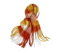 MQPALZKD Colorful plaid scarf for women's winter warmth with thickened long