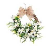 MQPALZKD Cross Home Decoration Flowers With Light Garland Wedding Orchid Door Wall Hanging Ornaments