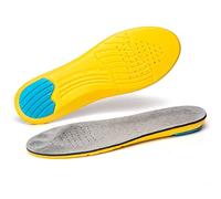 MQPALZKD EVA Elastic Memory Foam Breathable Shoes Insoles for Men and Women Sports Function Insert Heel Cushions Shoe Pads(Black-Blue Exorcist1,(size35-40))