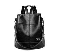 MQPALZKD Fashion Backpack Women's Lychee Pattern Soft Leather Trend Spring And Backpack Multi-purpose Travel Bag