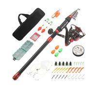 MQPALZKD Fishing Gear Set Fishing Rod Carbon Fishing Rod Spinning Wheel Combination -short Sea Rod(2.4m)