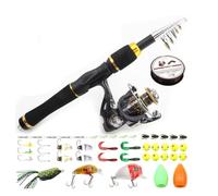 MQPALZKD Fishing Gear Set -short Small Sea Rod Fish Line Wheel Combination Road Sub-bait Hook Wire Fishing Gear Package