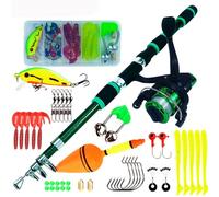 MQPALZKD Fishing Tackle Set Fishing Rod 1.8 Meters -short Rod Wheel Set Fishing Rod Set