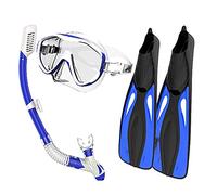 MQPALZKD Flippers Goggle Snorkel Goggles Flippers Set Diving Set Snorkeling Glasses Swimming Fins Scuba Snorkelling Gear Package