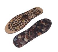 MQPALZKD Foot Massage Insole Rubber Cobblestone Therapy Acupressure Point Design Reflexology Feet for Men Women(L)
