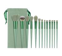 MQPALZKD Four Seasons Makeup Brush Set with Soft Bristles 13pcs Concealer Foundation Loose Powder Highlighting Brushes