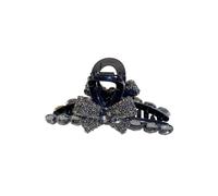 MQPALZKD Full Diamond Bow Tie Large Grab Clipblack Half Zip Shark Clip Half Zip Disc Hairpin