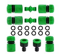 MQPALZKD Garden Watering Hose ABS Quick Connector 1/2”End Male Coupling Joint Adapter Extender Set for Pipe Tube