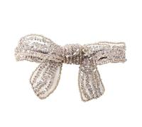 MQPALZKD Handmade Hair Accessory Craftsmanship Crystal Bow Horizontal Clip Ponytail Hair Clip Half Hair Spring Clip